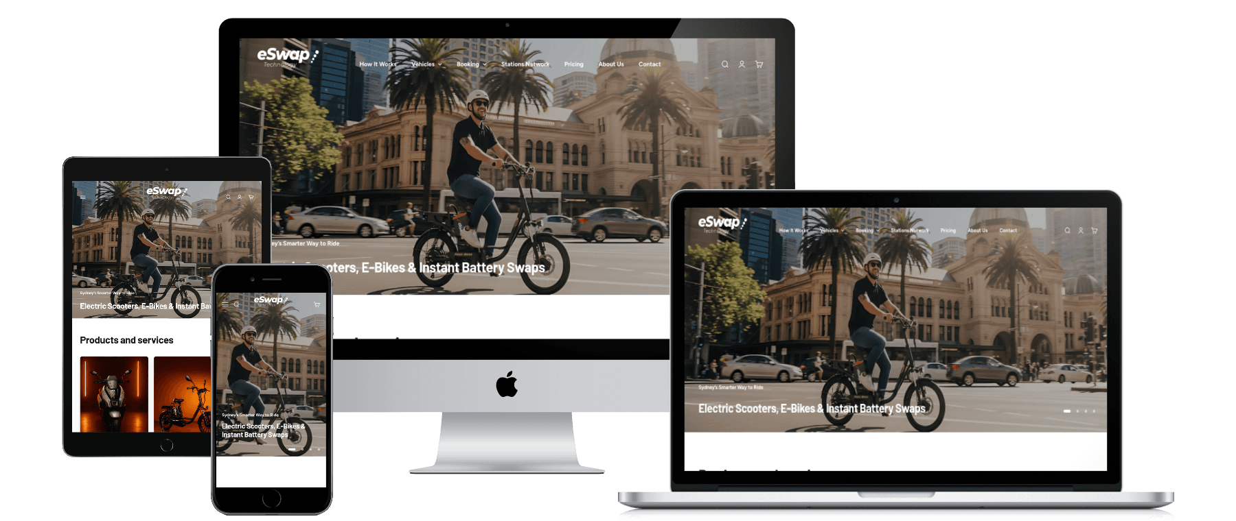 Image of E-Swap Website