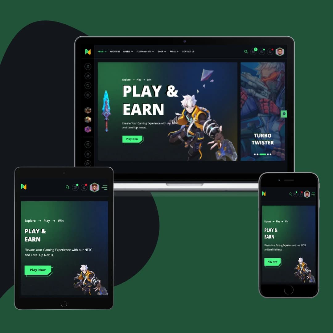 Image of Gaming Website