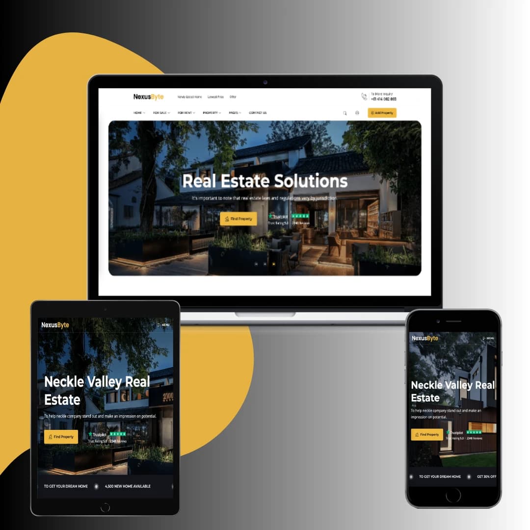 Image of Real Estate Website